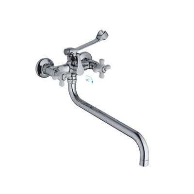 Смеситель ванна с длинным изливом кер. ручка  F 2618