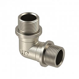Угольник латунный   1/2" Н/Н (10/150)