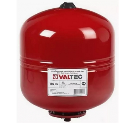 Расширительный бак VALTEC 35 л красный