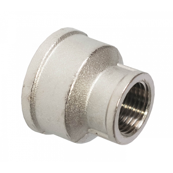 Муфта переходная латунная 1/2"х3/8"  (10/300)