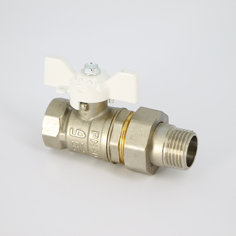 Кран шар. LD Pride со сгон ВН 1/2"(бабочка)(19)