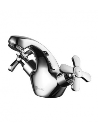 Смеситель для умывальника LEMARK-Партнер двуручный (LM6547С)
