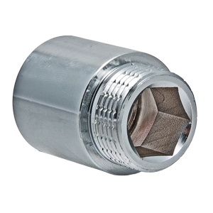 Удлинитель 3/4"х60 мм хром 