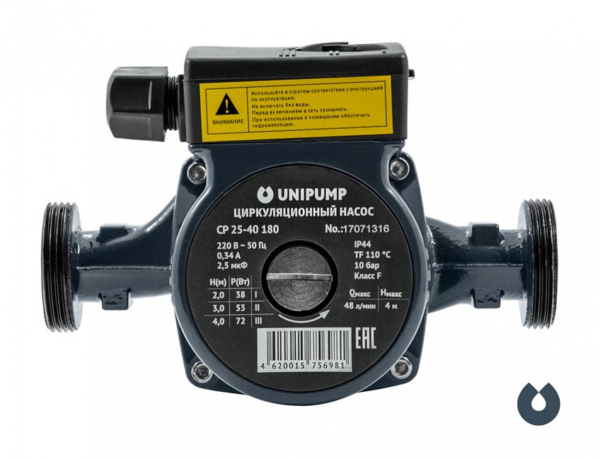 Насос циркуляционный UNIPUMP СP 25/80