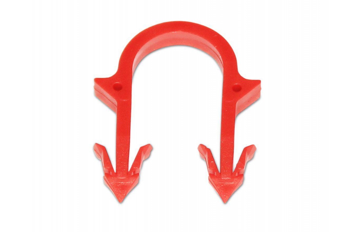 Скоба для такера 16-20мм (красная на ленте) (300)