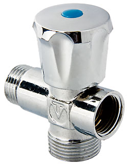 Вент проб. стир. маш. тройн.1/2"х3/4"х1/2" (90)