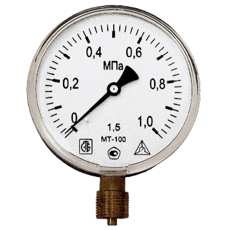 Манометр  верт.1/2" 10 бар Millennium