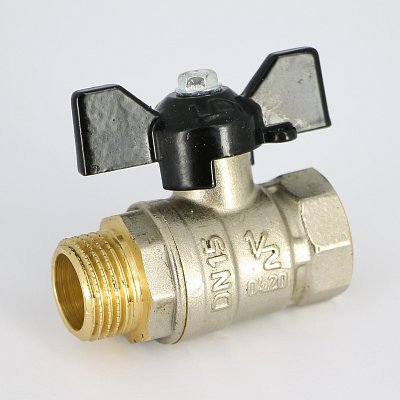 Кран шар. LD Pride ВН 1/2" (бабочка) (30)