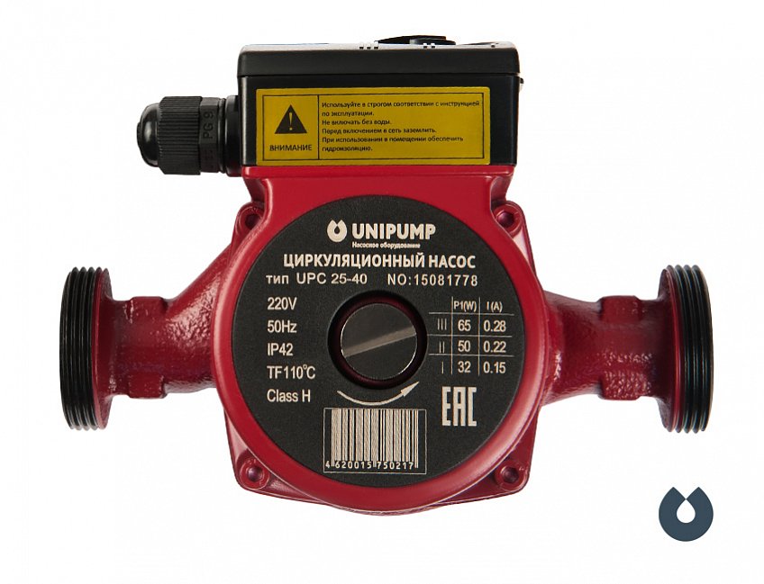 Насос циркуляционный UNIPUMP UPС 25/40-130