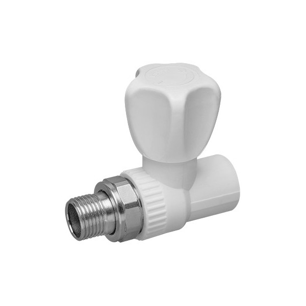 Вентиль PPRC для радиатора прямой 20х1/2" (1/60)