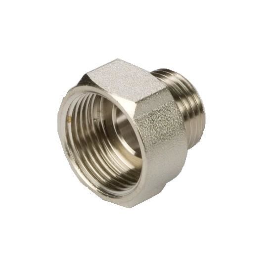 Переходник VRT ВН 1/2"х3/8" никель