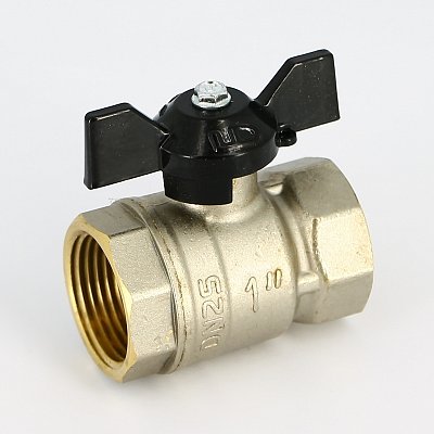 Кран шар. LD Pride ВВ 1" (бабочка) (12)