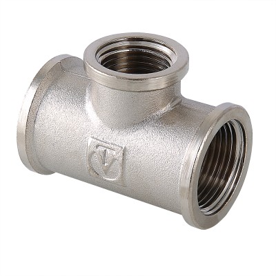 Тройник VALTEC В/В/В 1 1/4"х3/4"х1 1/4" никель (5/20)